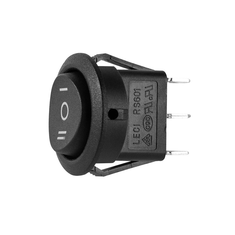 IBRRMOML Round Rocker Switch Momentary Up Latched Down - Pack of 5