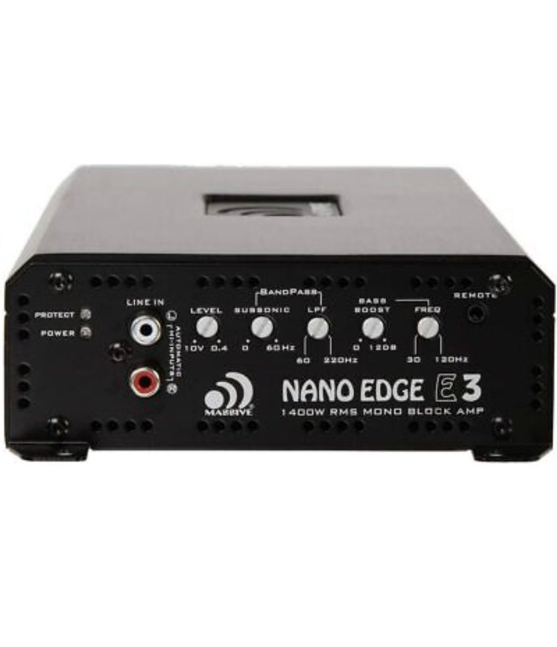 Massive Audio E3 - 1400W RMS Class-D Monoblock Nano Edge Series Mini Amplifier