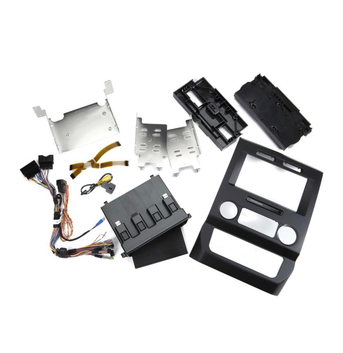 iDatalink KIT-FTR1 Factory System Adapter Install and connect a double-DIN car stereo in select 2015-21 Ford pickups — MRR or MRR2 module also required (Black)