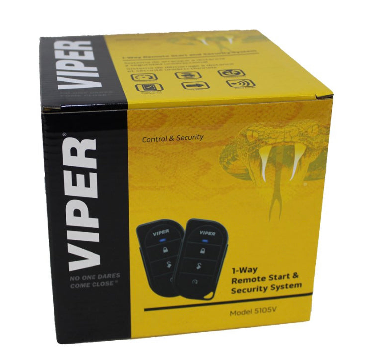 Viper 5105V Enhanced 1-Way Security and Remote Start System Car Alarm