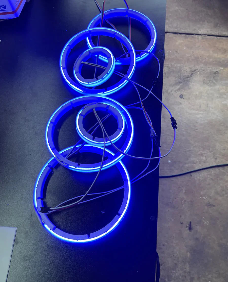 ECA Smart RGBW Chasser LED Ring lights (4x 6.5