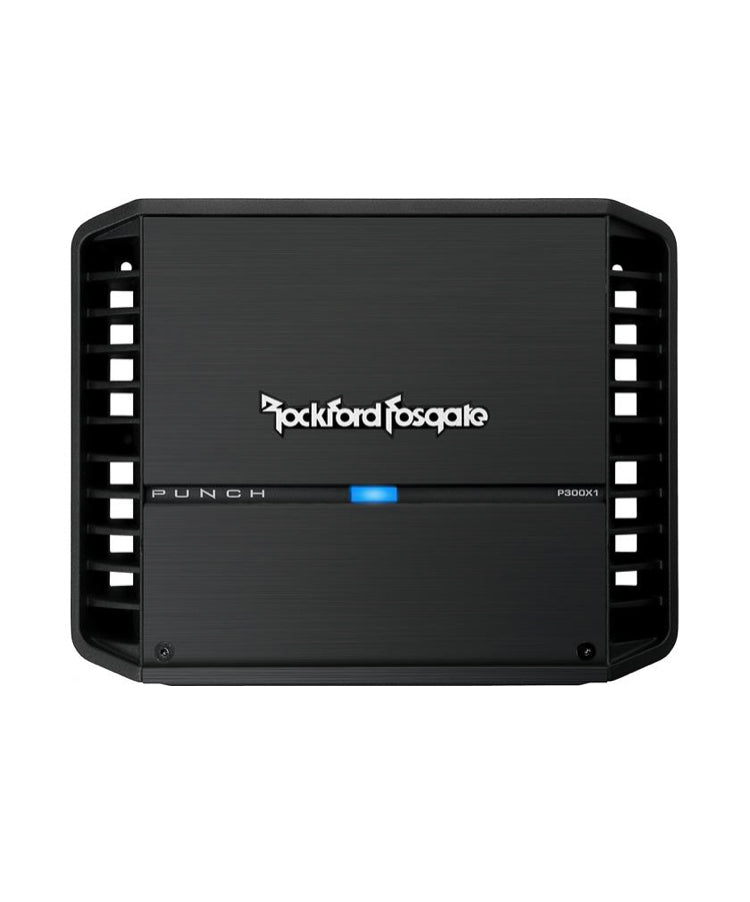 Rockford Fosgate Punch P300X1 Mono amplifier — 300 watts RMS x 1 at 2 ohms
