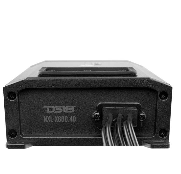 DS18 HYDRO NXL-X600.4D 4-Channel Marine Waterproof Amplifier - Class D Full-Range @4 Ohms 150x4 RMS 1600 Watts