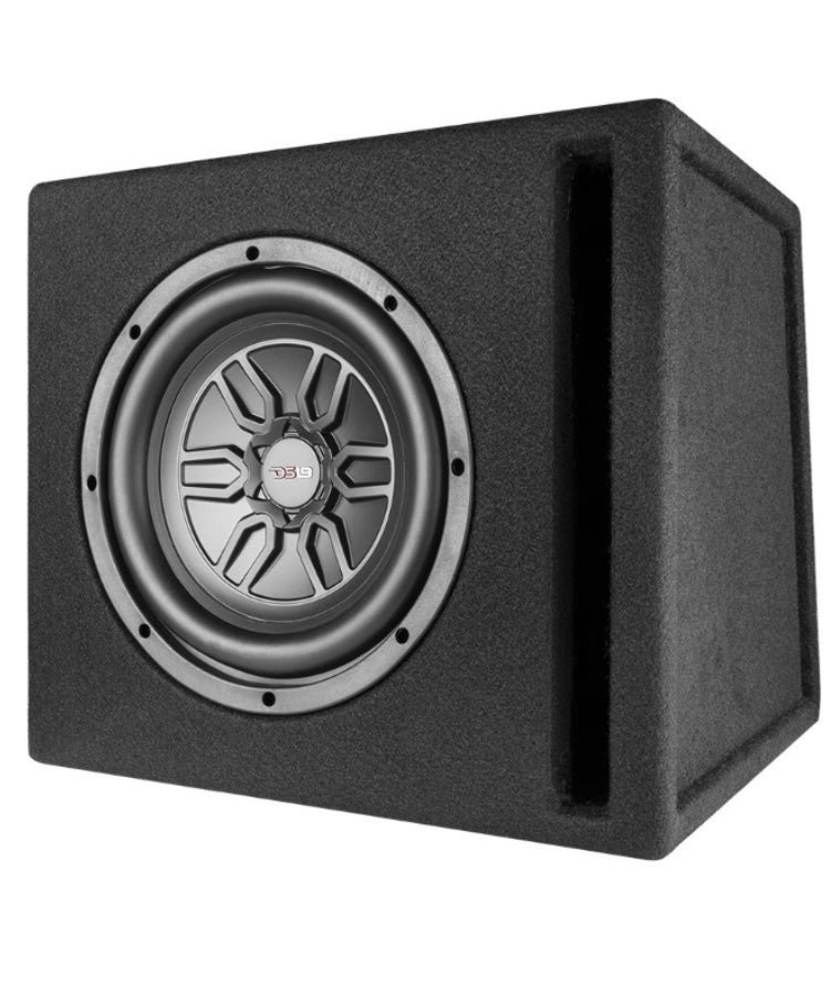 DS18 LSE-110A Bass Package 1 x SLC-MD10 In a Ported Box with S-1500.1/RD Amplifier and 4-GA Amp Kit 400 Watts