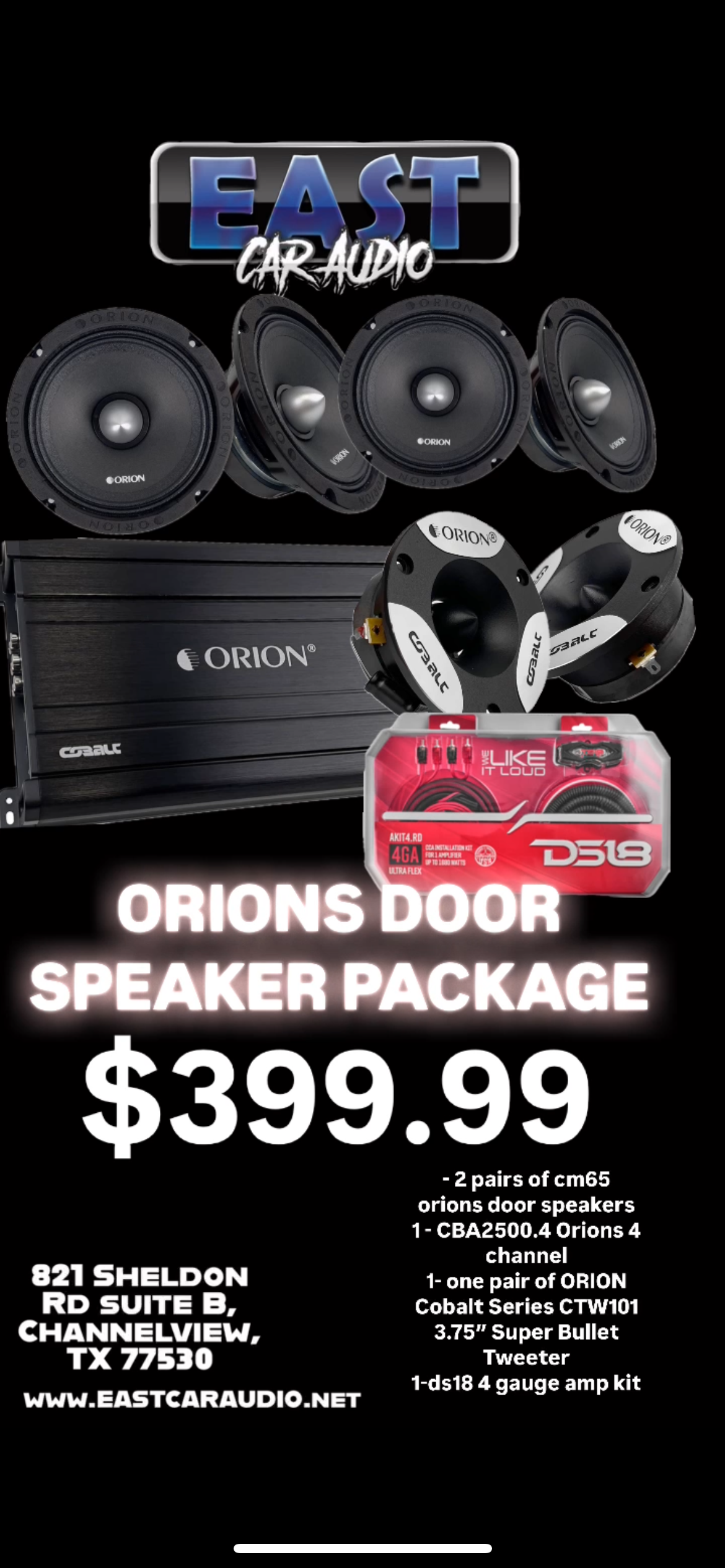 ECA ORION Voice Combo! Be heard a block away takuache Special!