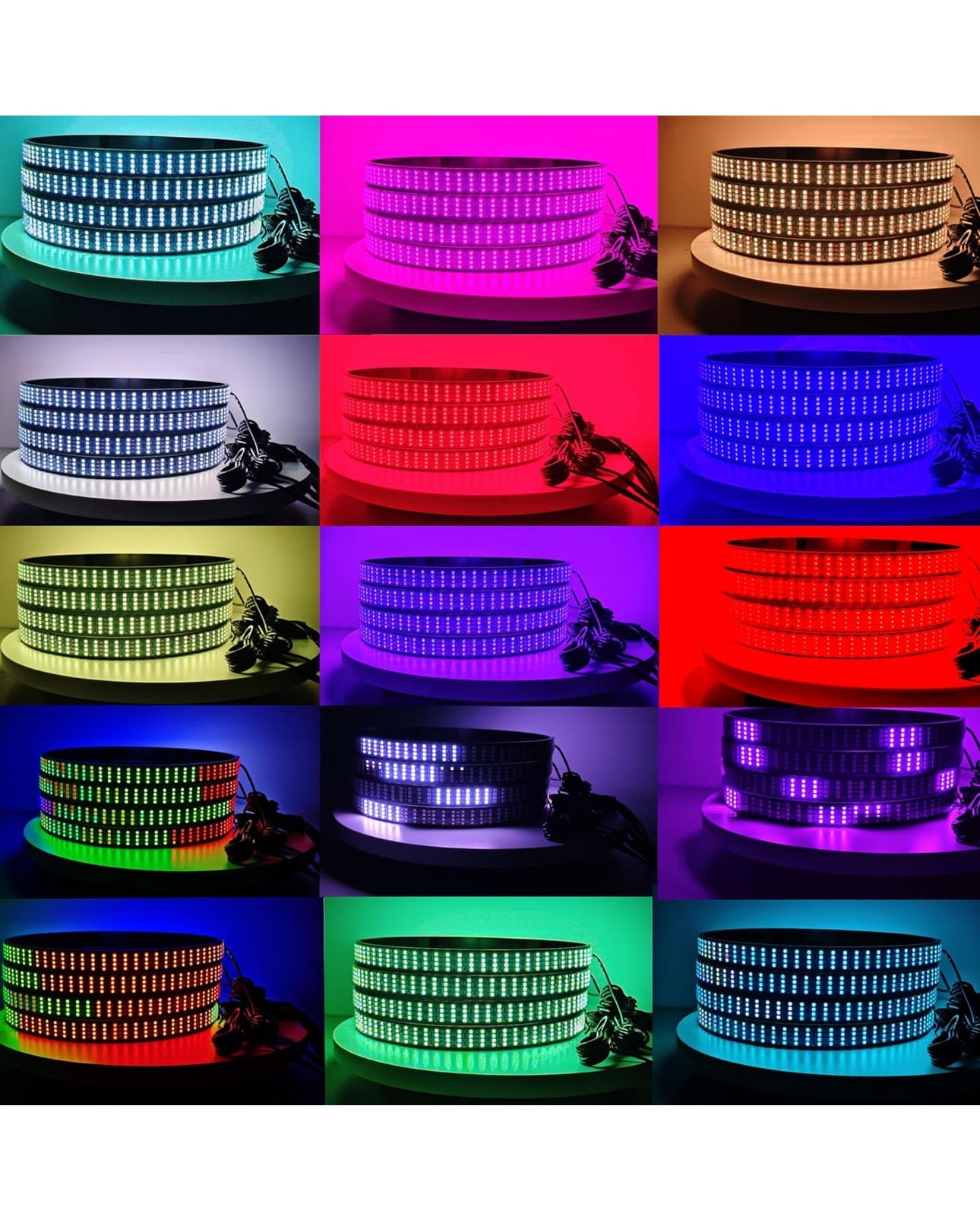 Wheel Lights RGBW & Chasser Quad Row Plug & Play by ECA LED