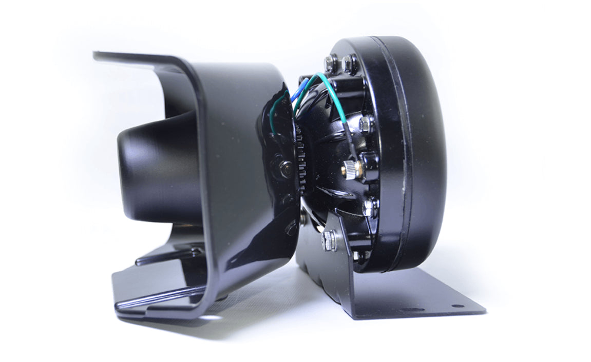 ECA 200 Watt Rectangle PA Siren Horn Speaker 8 Ohms , 135 dB, IP66 Waterproof