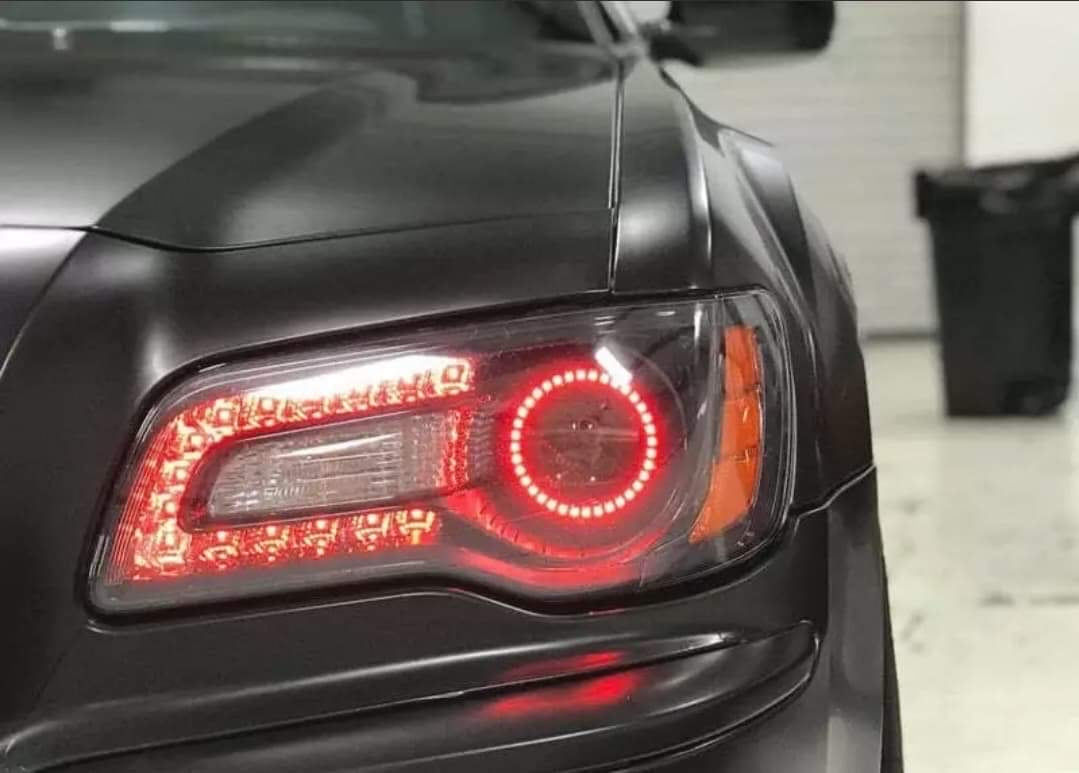 2011-2020 Chrysler 300 300C RGBW Flow Series LED DRL Halo Prebuilt Headlights