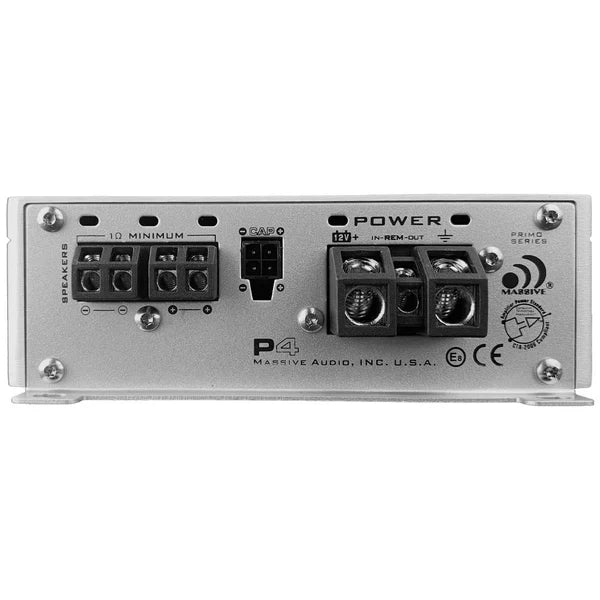 Massive audio P4 - 1,600 Watts RMS @ 1 Ohm Mono Block Amplifier