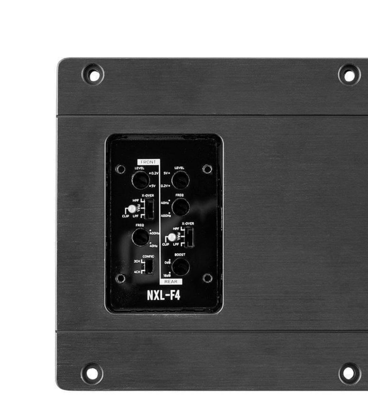 DS18 HYDRO NXL-F4 Flush Mount Full-Range Digital Marine 4-Channel Boat, ATV, UTV Amplifier with Voltmeter 1200 Watts