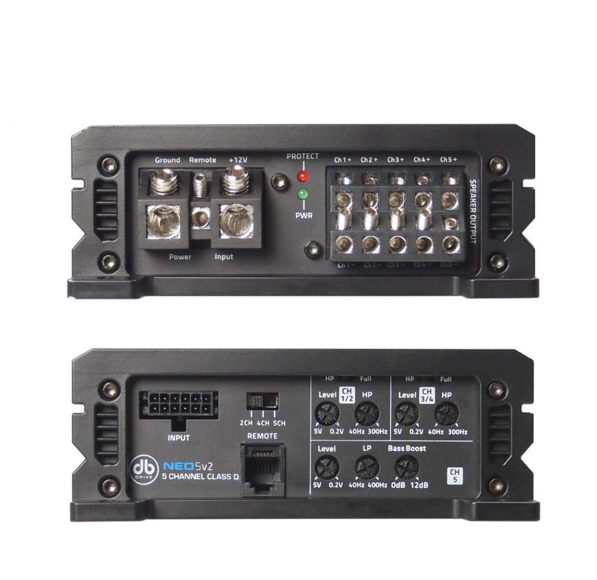 db drive NEO5v2 - Marine 5 Channel Class D Full Range Amplifier