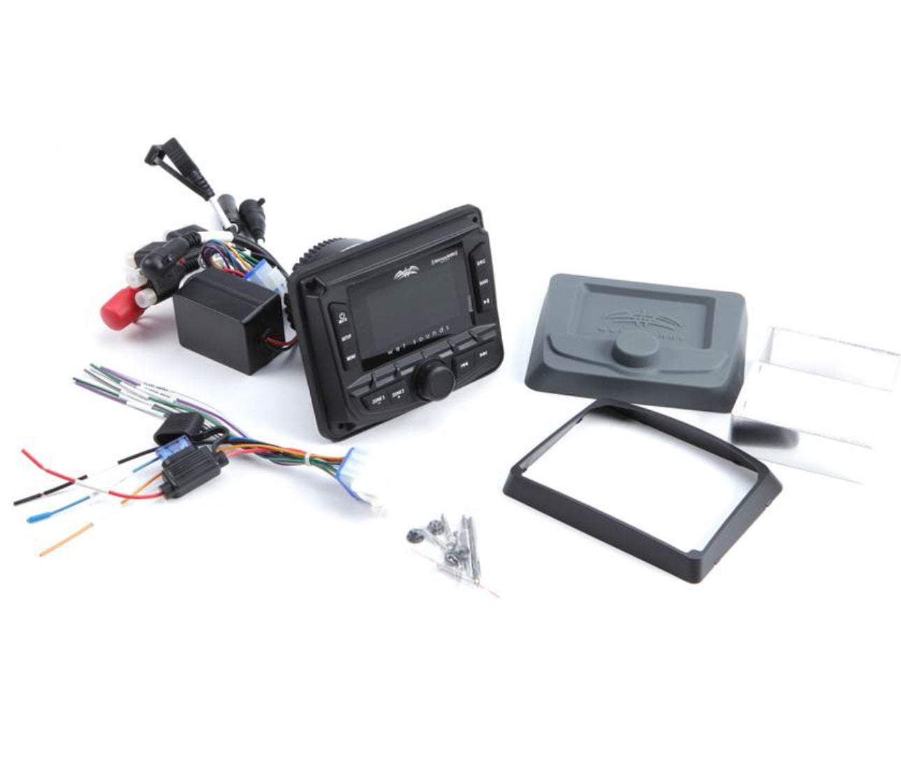 Wet Sounds WS-MC-2 IPX6 marine digital media receiver for SxS, 4x4, Boat and Golf Cart.