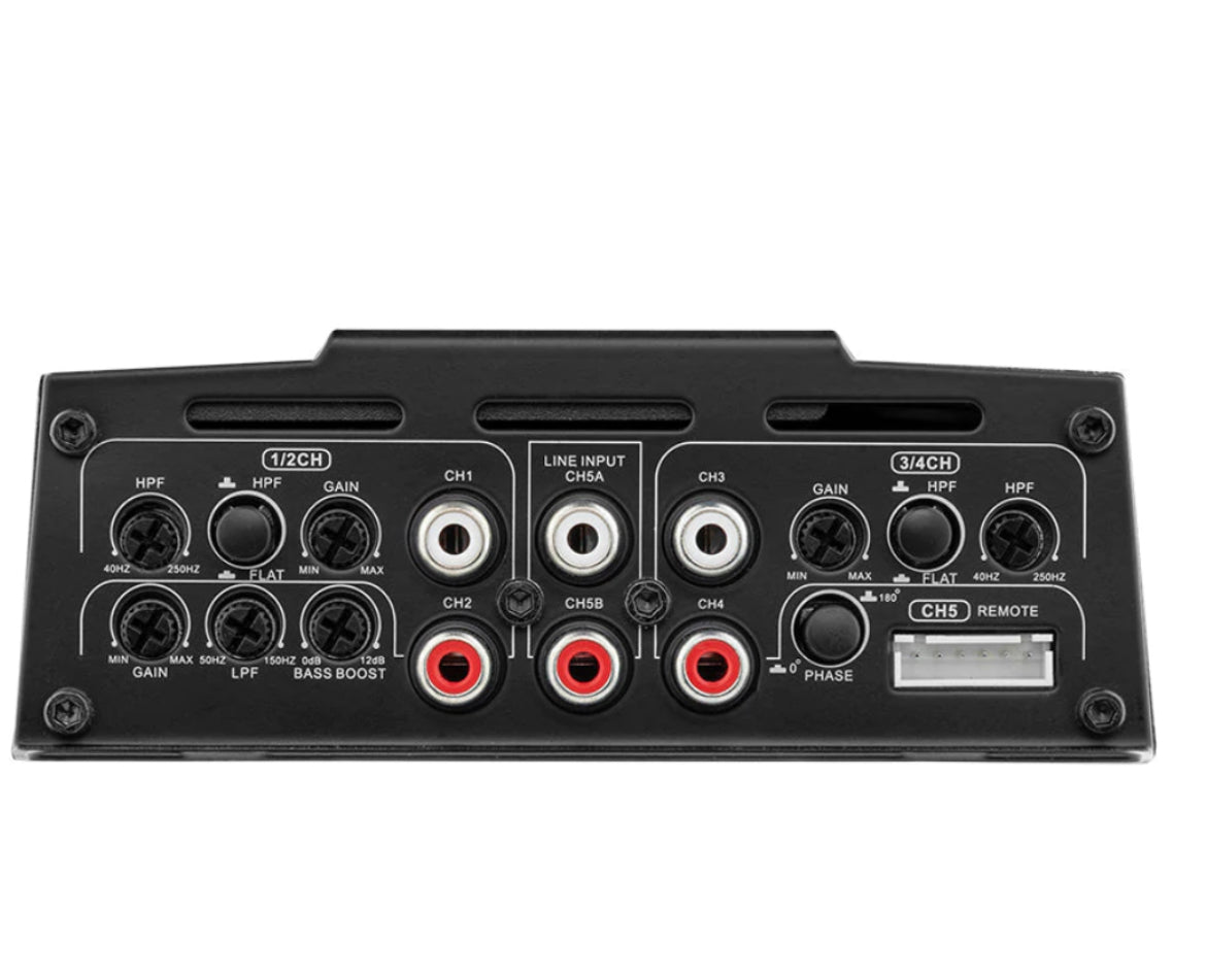 DS18 CANDY-X5B Full Range 5-Channel Class D Car Amplifier 2000 Watts