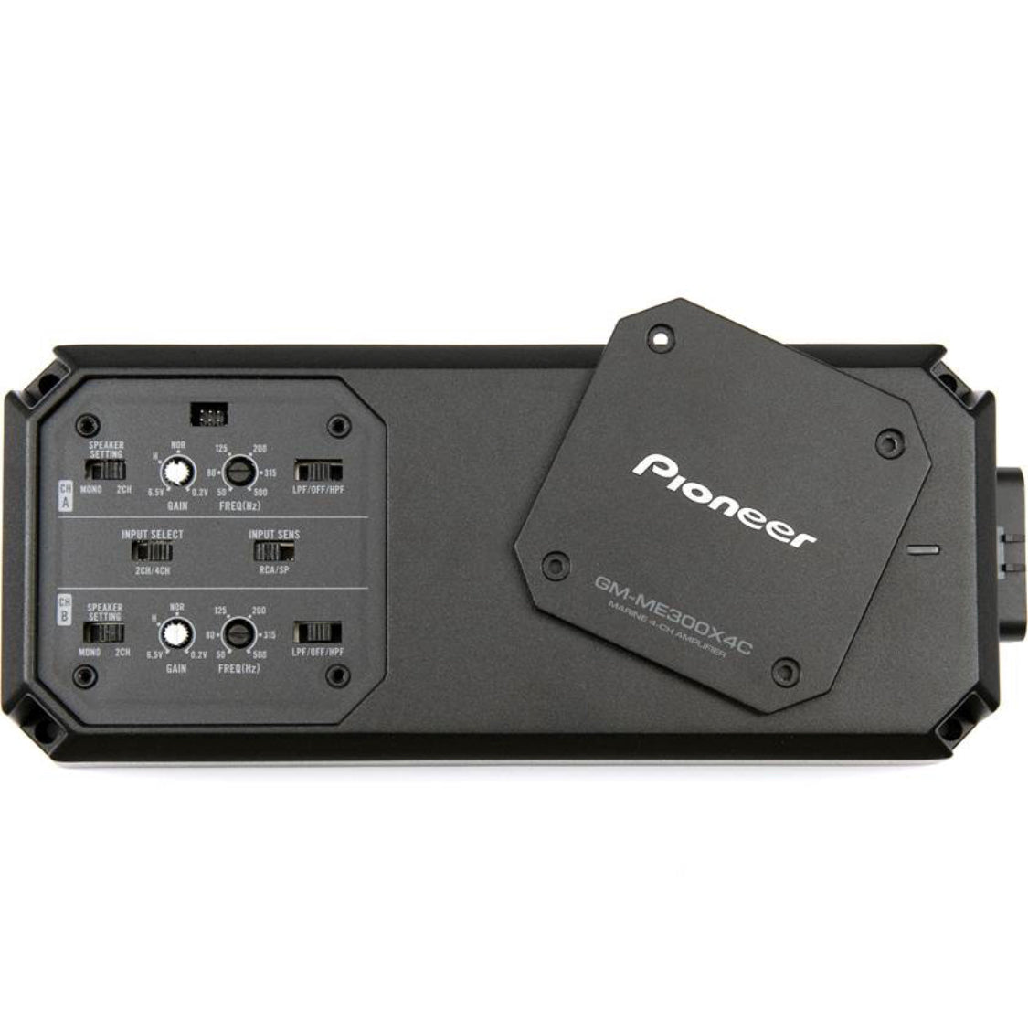 Pioneer GM-ME300X4C IP67 Marine 4-channel marine amplifier — Compact size
