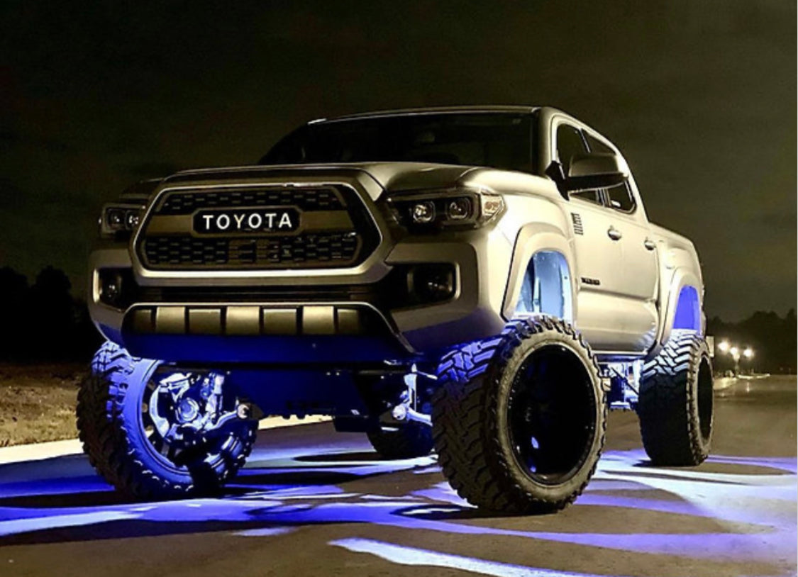 ECA Cheetah 12 RGBW Rock Lights with Bluetooth. Color Changing Made for OFF-Road Extreme Rugged Conditions