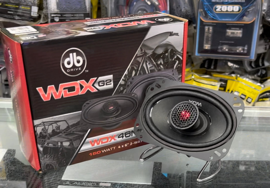 db drive WDX46MOTO-G2 - 4 x 6″ 2-Way Loudspeaker - One of the loudest 4x6 in the market today