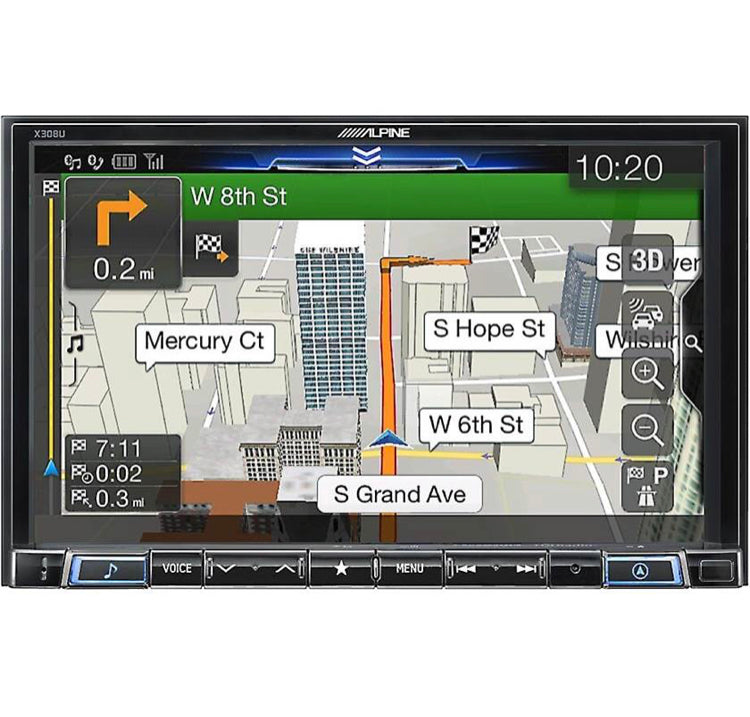 Alpine X308U Digital multimedia navigation receiver with 8