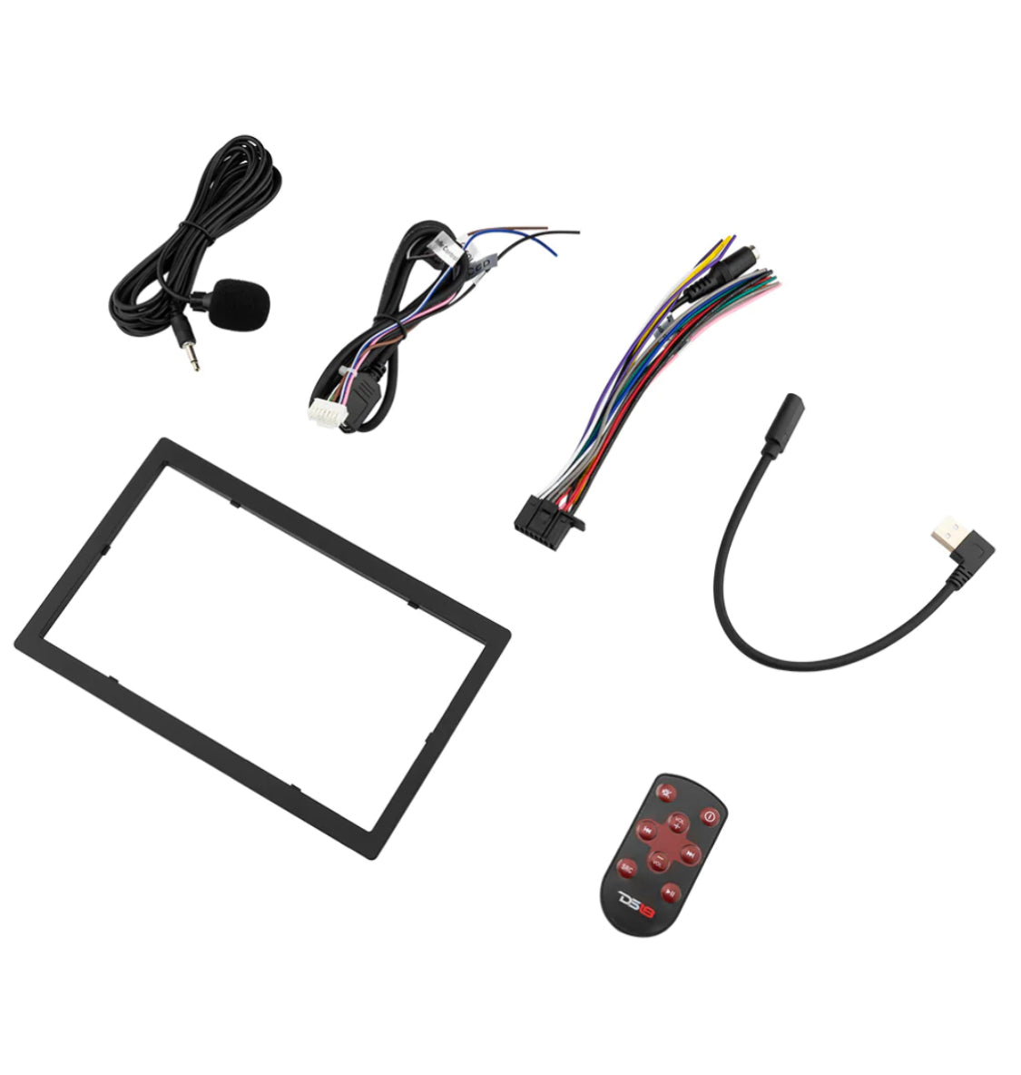 DS18 DDX10.5ML 10.5” Double-Din Floating Display Multimedia Mech-Less Receiver With Mirror Link For iPhone & Android