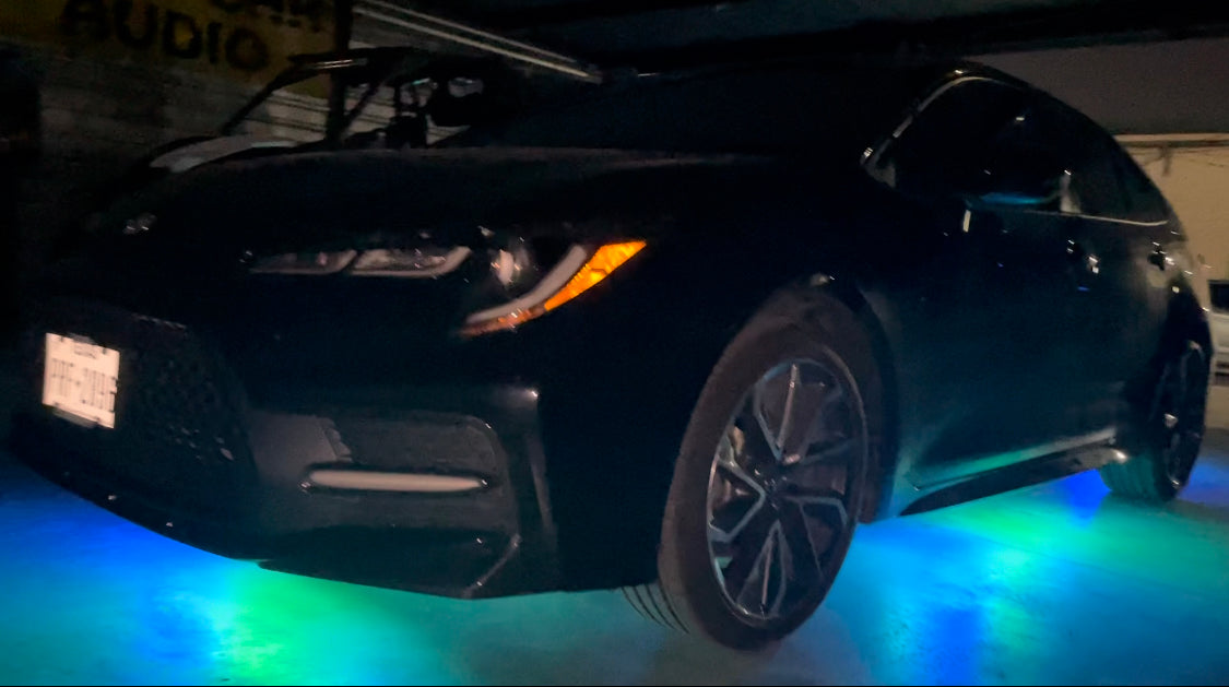 ECA LED UNDER GLOW RGBW Color Changing Chaser LED UNDERBODY Car KIT