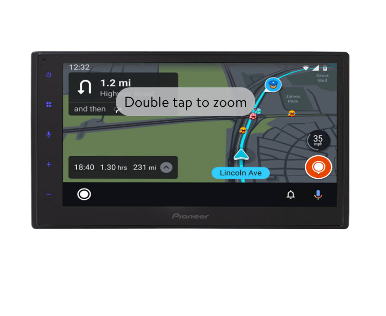 Pioneer DMH-160BT Car Play/Android Auto Digital Media Receiver with 6.8