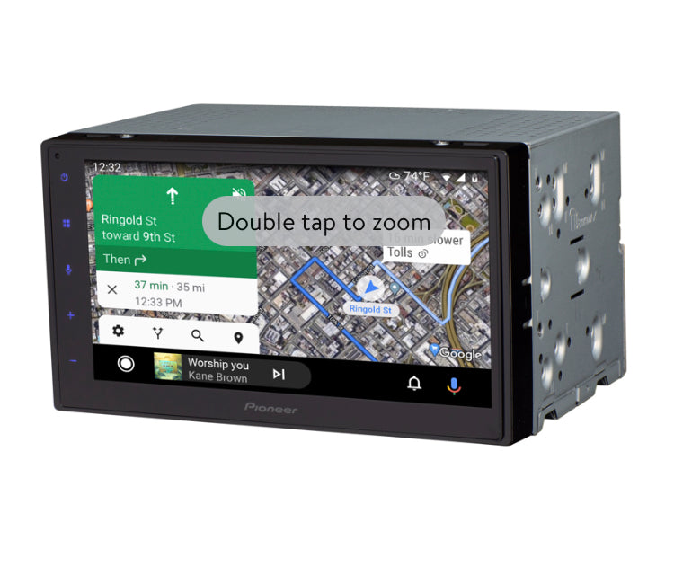 Pioneer DMH-160BT Car Play/Android Auto Digital Media Receiver with 6.8