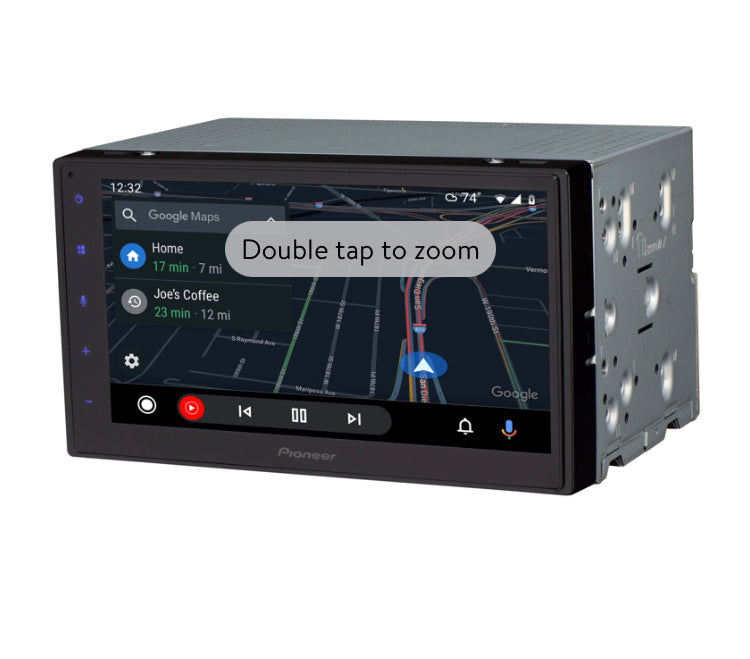Pioneer DMH-160BT Car Play/Android Auto Digital Media Receiver with 6.8