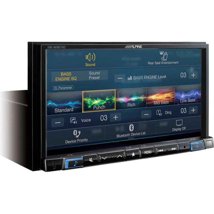 Alpine INE-W967HD Digital media navigation receiver (does not play CDs)