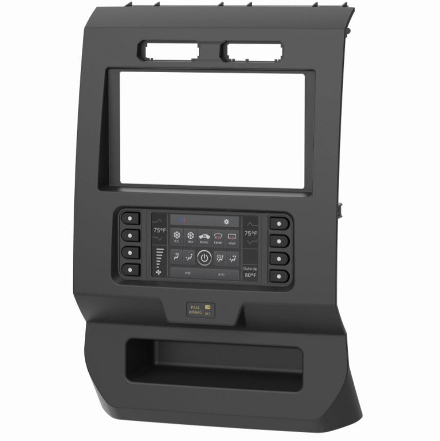 Metra 99-5834CH Dash Kit Install a new Single-DIN or Double-DIN car stereo in 2015-2022 Ford F-250 Super Duty, F-150, F-350 Super Duty