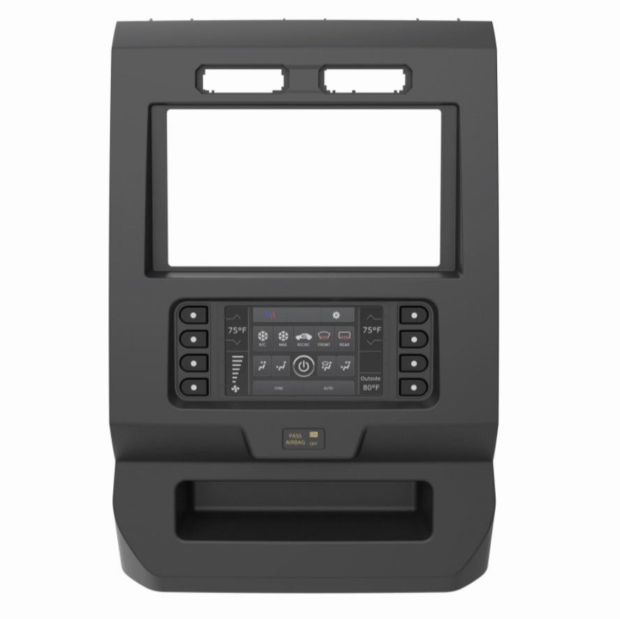 Metra 99-5834CH Dash Kit Install a new Single-DIN or Double-DIN car stereo in 2015-2022 Ford F-250 Super Duty, F-150, F-350 Super Duty