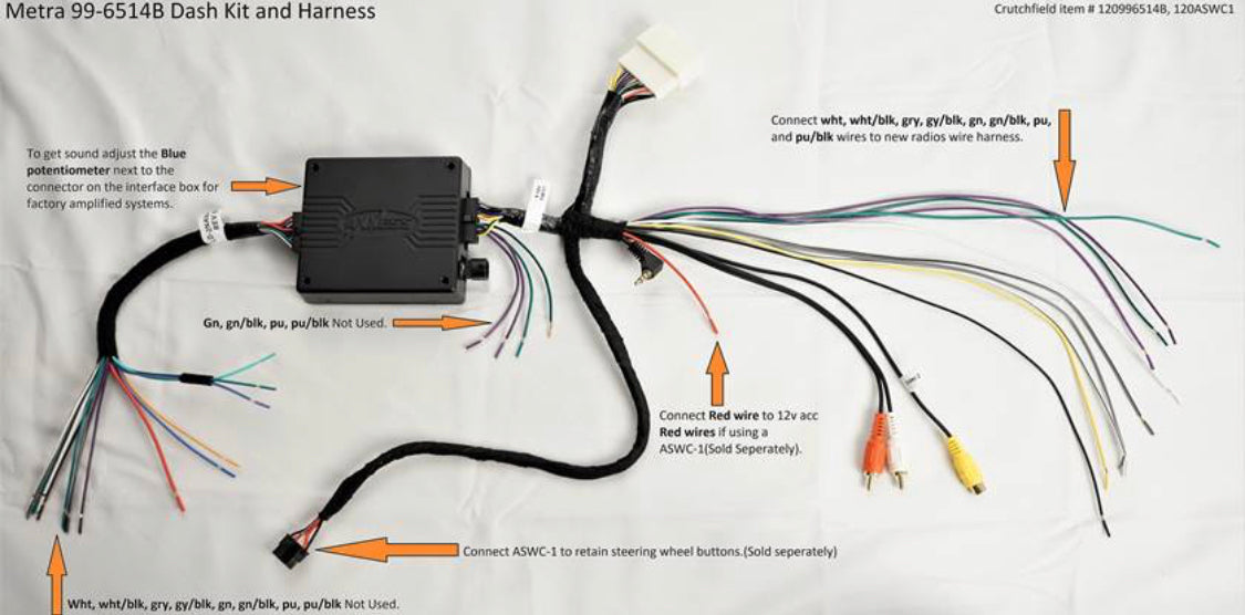 Metra 99-6514B Dash and Wiring Kit Install and connect a new car stereo and retain the factory 4.3