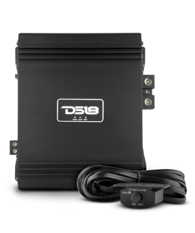 DS18 GFX-3K1 – Class D 1-Channel Monoblock Amplifier – 3000 Watts RMS, 1-Ohm