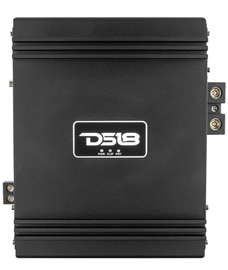 DS18 GFX-3K1 – Class D 1-Channel Monoblock Amplifier – 3000 Watts RMS, 1-Ohm
