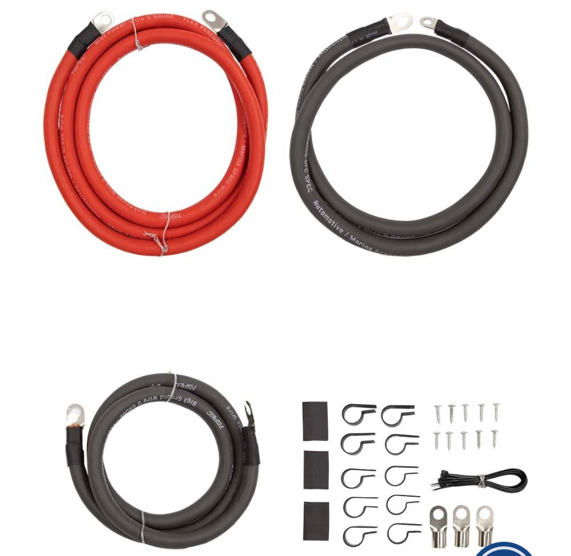 T-Spec V12-BIG3 V12 Big Three Power Kit Ground Amp Kit
