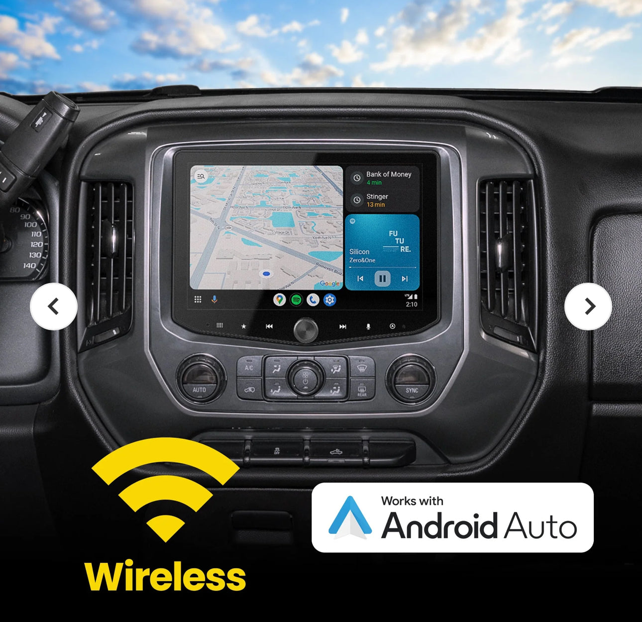 PAC SRK-GM14HX 2014-2018 Silverado and Sierra Kit for Stinger's HORIZON10 and HEIGH10 multimedia head units