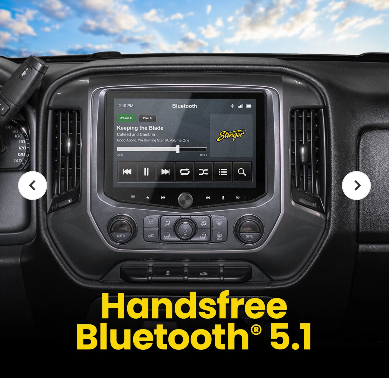 Pac Audio Stinger HORIZON10 Chevy Silverado/GMC Sierra (2014-2018) 10
