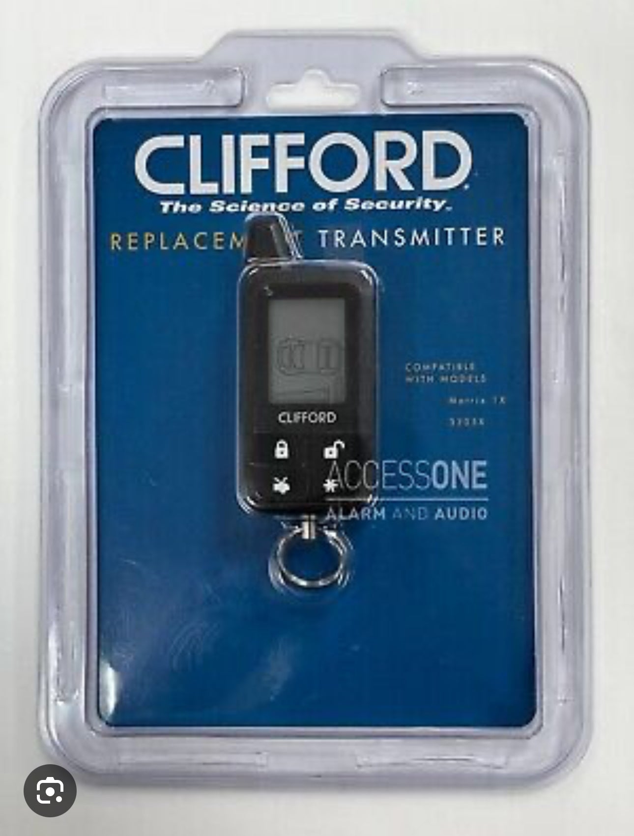 Clifford 7345X 2-Way LCD 4-Button Responder Replacement Remote
