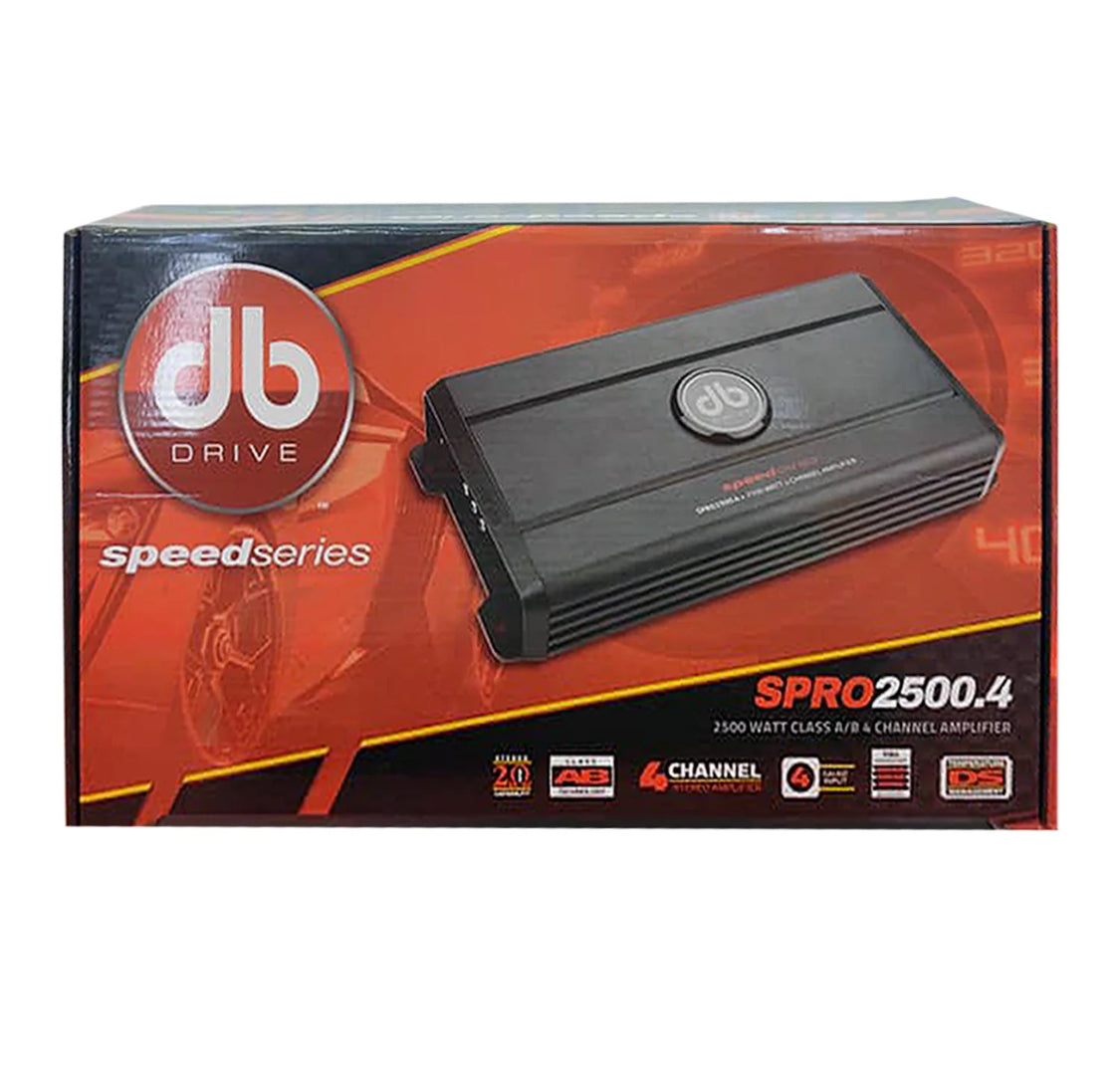 db drive Speed Series SPRO2500.4 - 2500 Watt Class A/B 4 Channel Amplifier