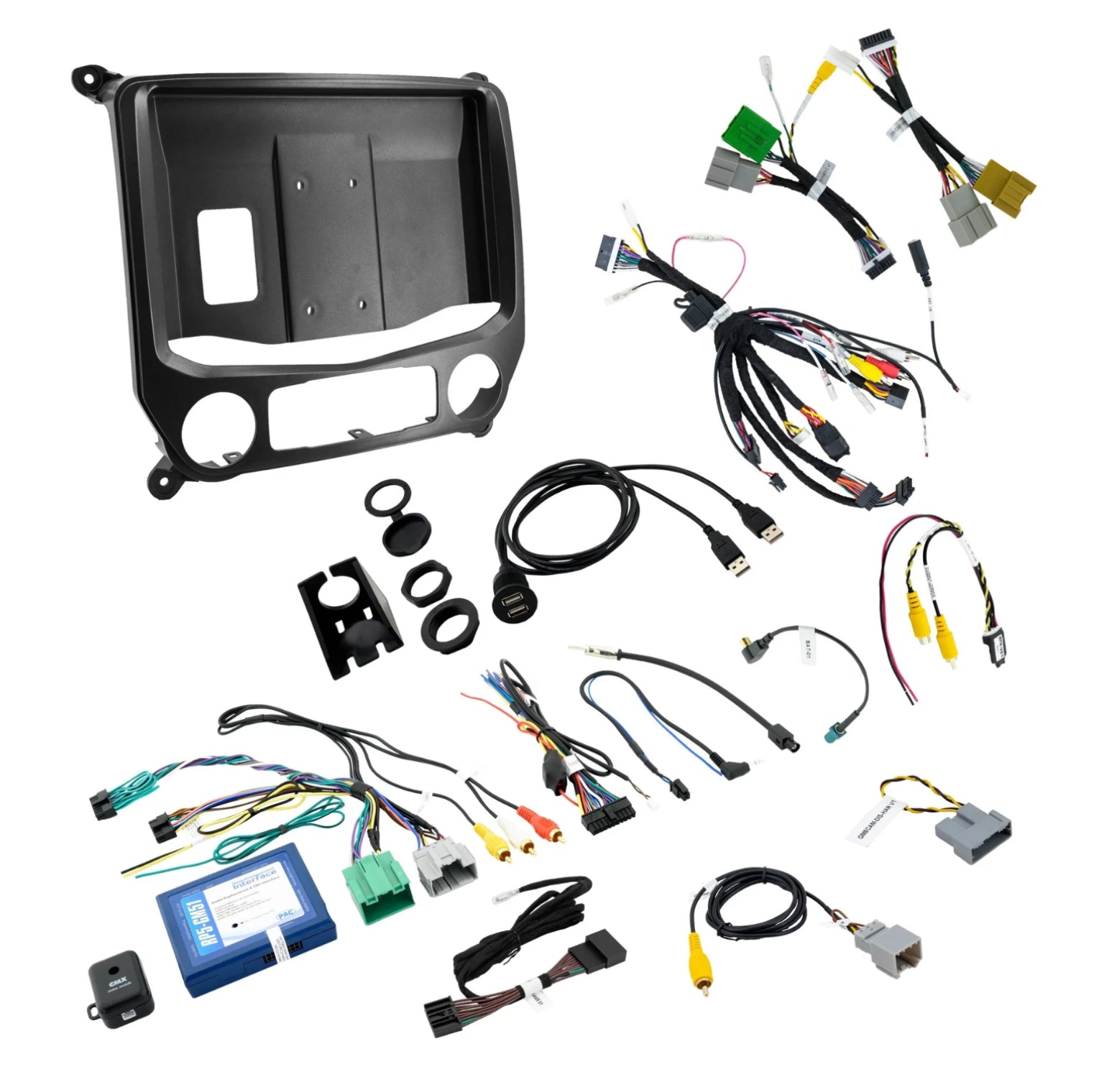 PAC Audio Stinger SR-GM14H Dash kit for the Stinger HEIGH10 - For 2014-2018 Silverado/Sierra 1500 and 2015-2019 Silverado/Sierra 2500 & 3500 Trucks.
