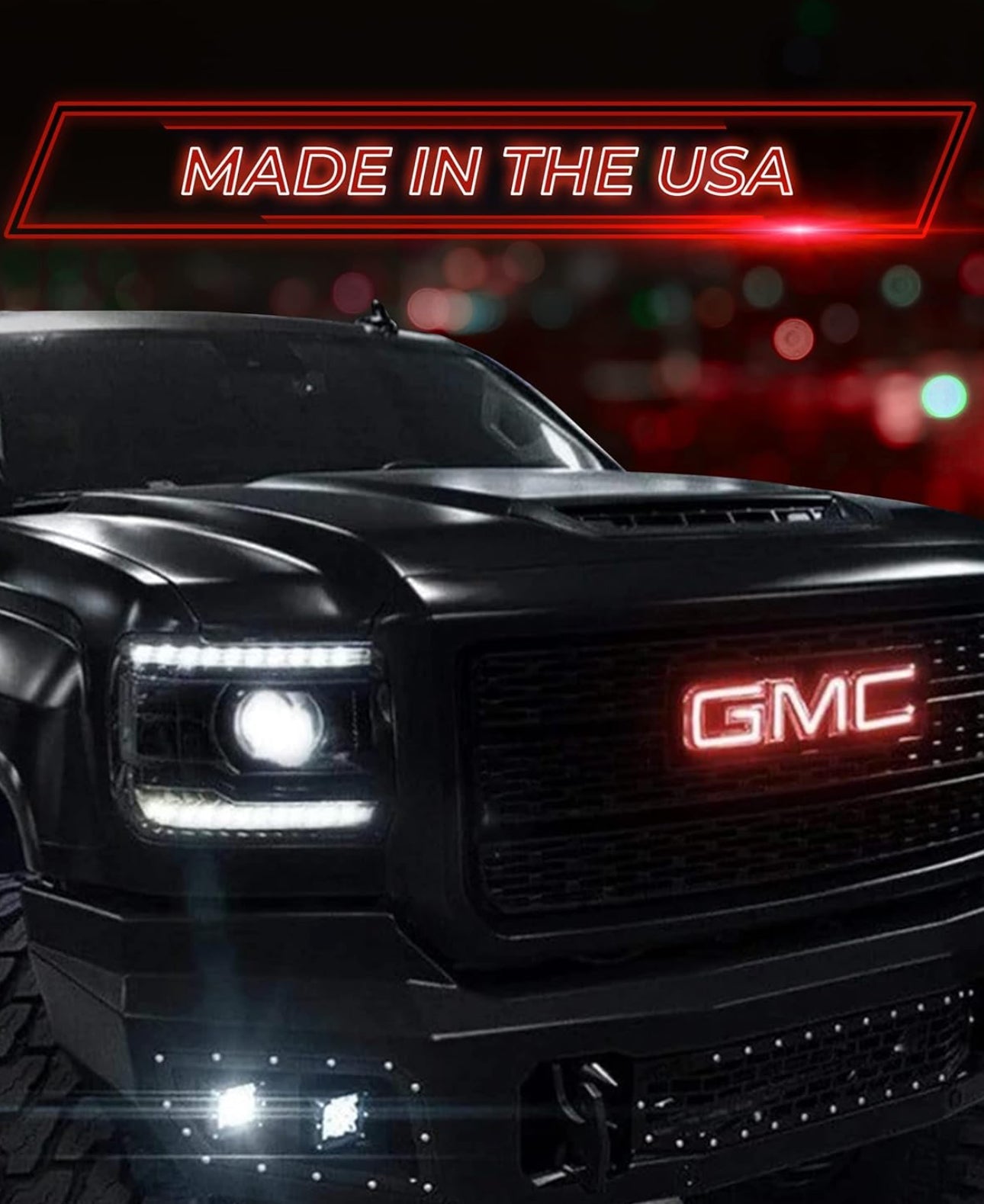 ECA 2007-2025 GMC Emblem RGBW Chasser Color-Changing for Sierra Yuhon