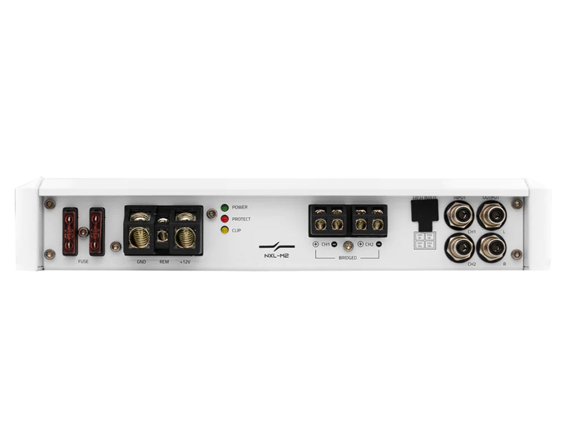 DS18 NXL-M2 - 2 Channel IPX5 Marine Amplifier, Goes Great with 8