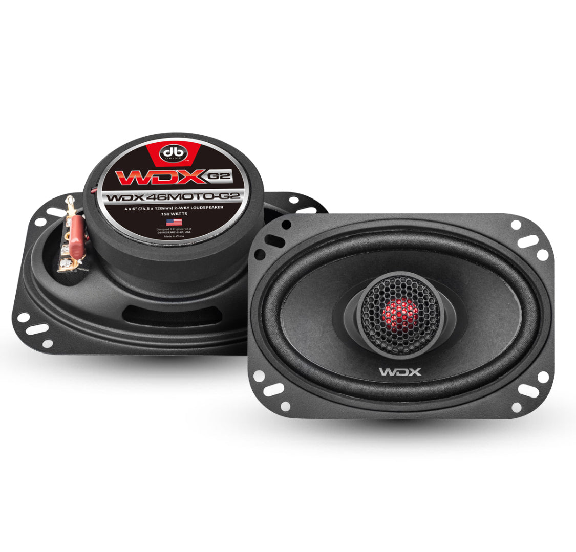 db drive WDX46MOTO-G2 - 4 x 6″ 2-Way Loudspeaker - One of the loudest 4x6 in the market today