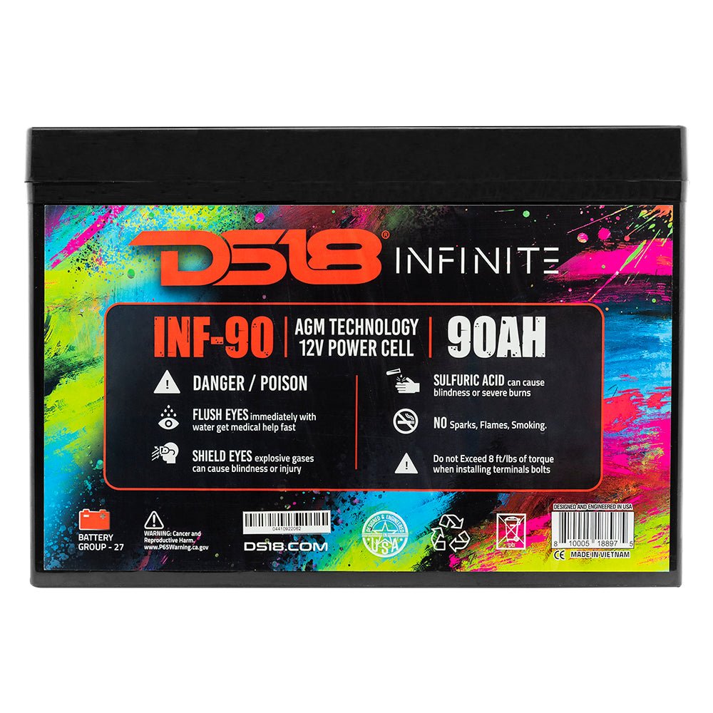 INFINITE 90 AH AGM Power Cell 12 Volt Battery