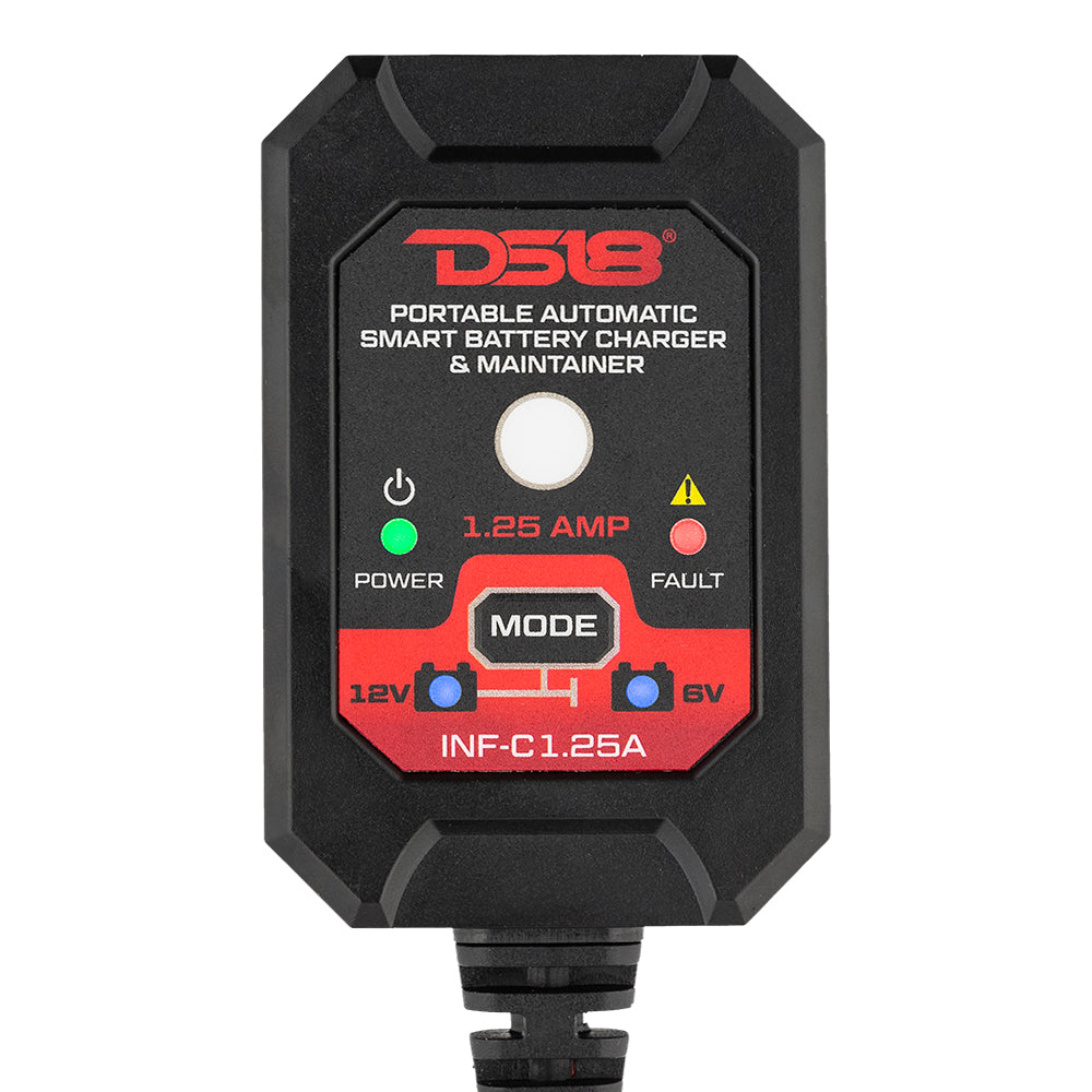1.25 AMP Automatic Smart Car AGM Battery Charger & Maintainer