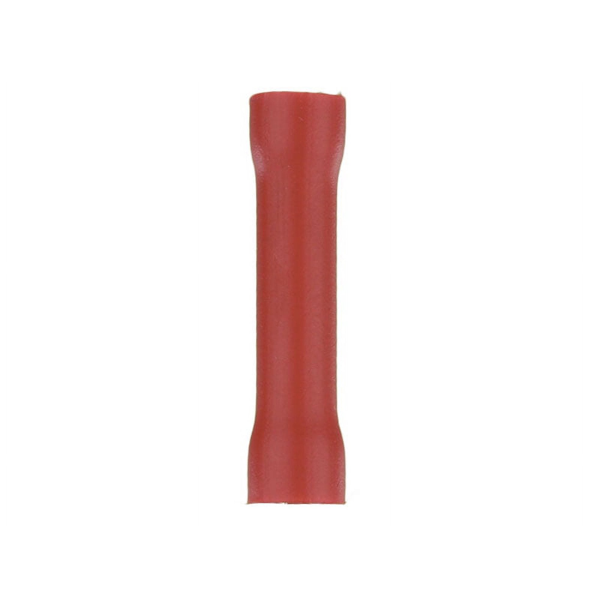 Install Bay RVBC825 Red Vinyl Butt Connector, 8 Gauge,