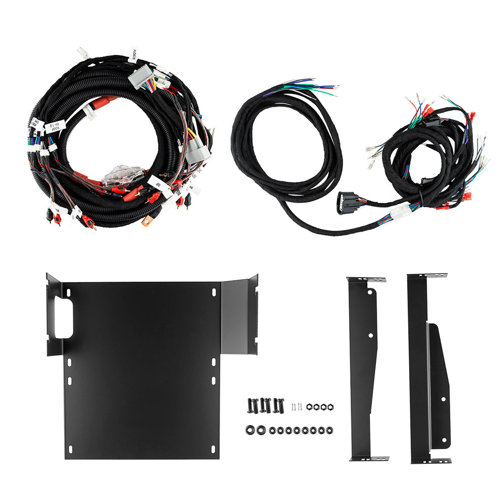 DS18 Jeep JK Plug and Play Harness for JK-SBAR Overhead Bar System, Amplifier and SQBASS Underseat Subwoofer