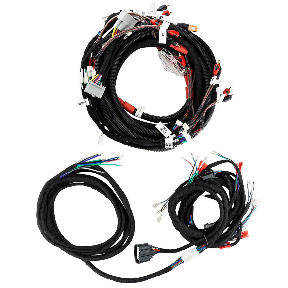 DS18 Jeep JK Plug and Play Harness for JK-SBAR Overhead Bar System, Amplifier and SQBASS Underseat Subwoofer