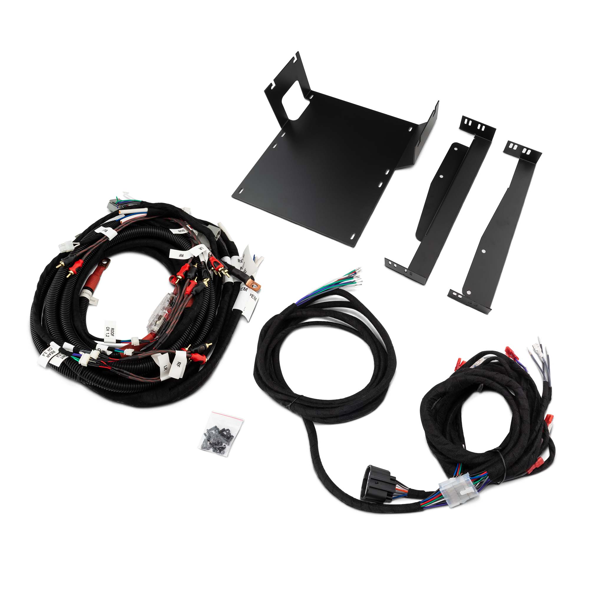 DS18 Jeep JK Plug and Play Harness for JK-SBAR Overhead Bar System, Amplifier and SQBASS Underseat Subwoofer