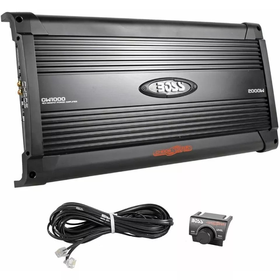 Boss Audio CW1000 2800 Watt 4 Channel Amp 800 Watt RMS Car Stereo Amplifier +...