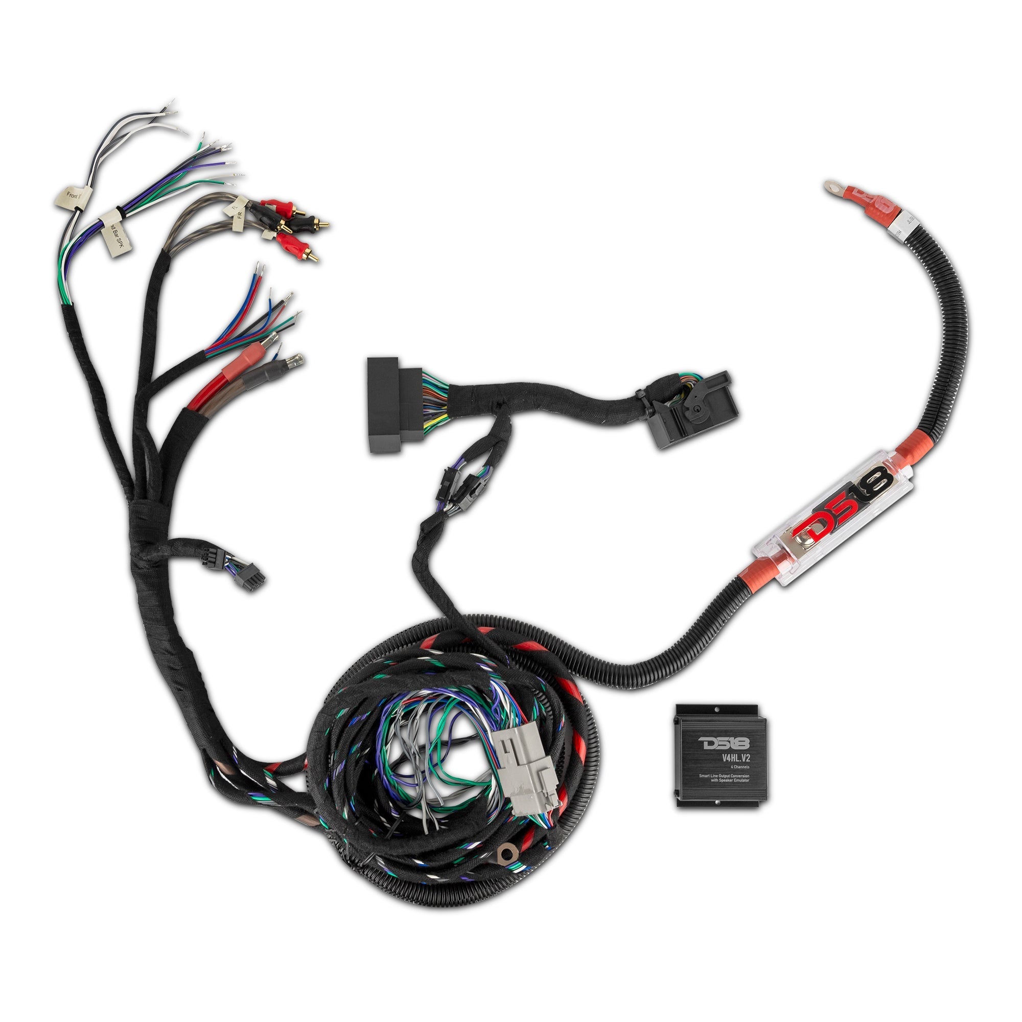 DS18 Plug and Play Harness for JL/JLU/JT for Sound Bar and Amplifier