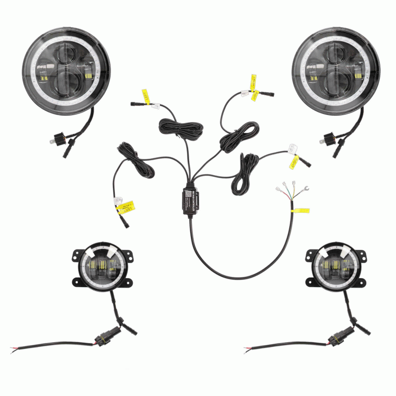 Metra Electronics JP-707RGBKT Chasing Halo LED 7